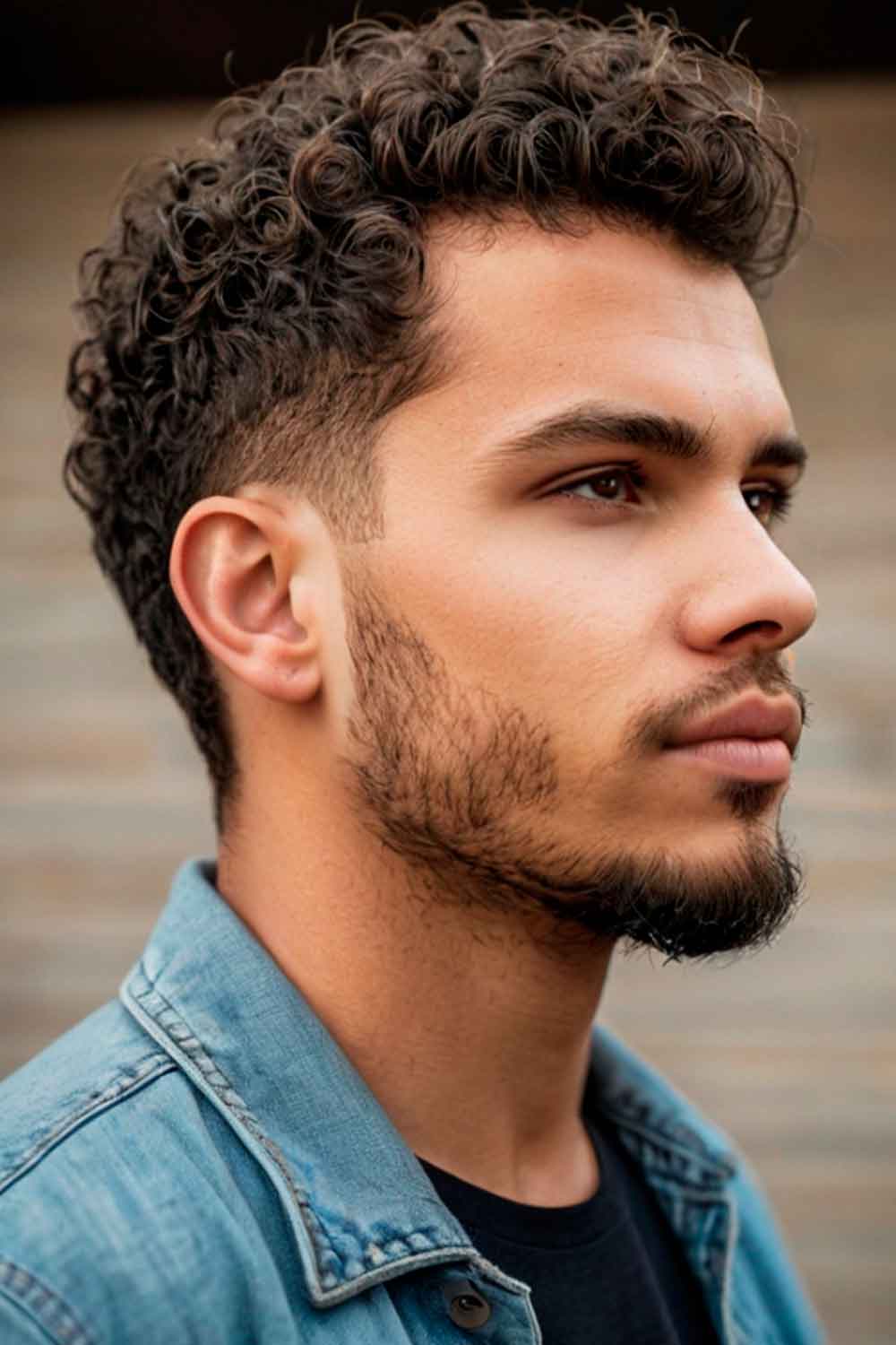 Haircuts For Curly Hair #menshairtypes #hairtypesmen