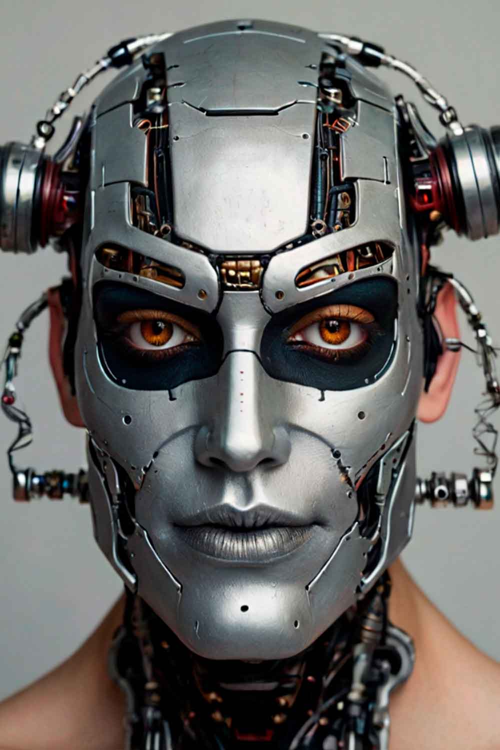 Robot #halloweenmakeup #halloweenmakeupmen #mensfacepain #menshalloweenmakeup