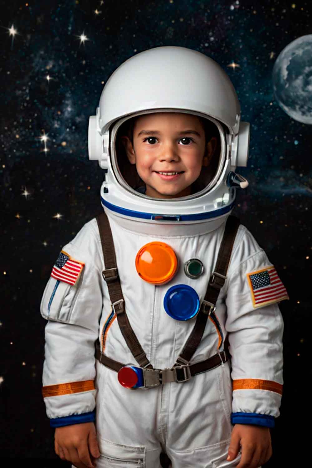 Astronaut Homemade Kids Halloween Costumes #boyshalloweencostumeideas #halloweencostumeideasforboys #boyshalloweencostumes