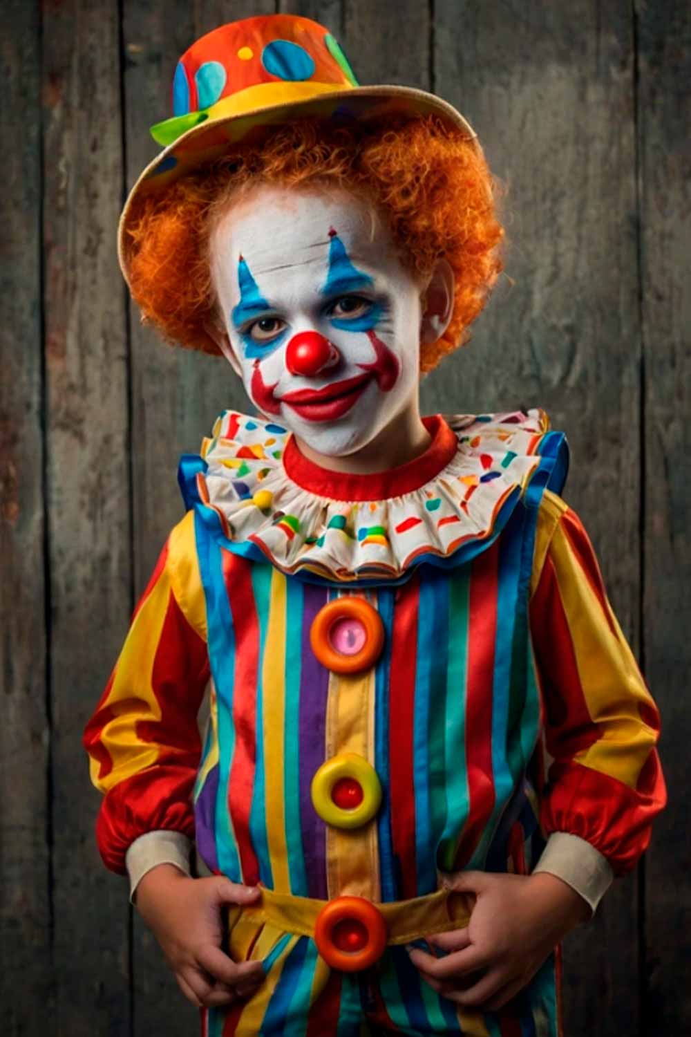 Clown Boys Halloween Costumes #boyshalloweencostumeideas #halloweencostumeideasforboys #boyshalloweencostumes