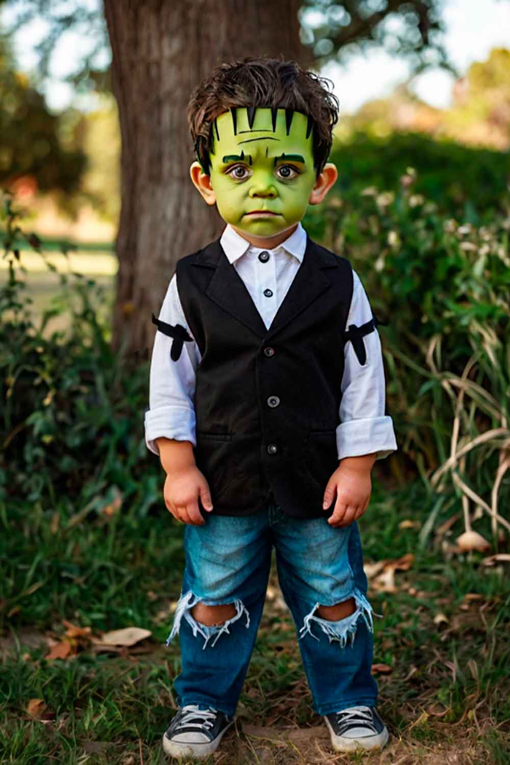 Frankenstein Halloween Costumes For Toddler Boy #boyshalloweencostumeideas #halloweencostumeideasforboys #boyshalloweencostumes