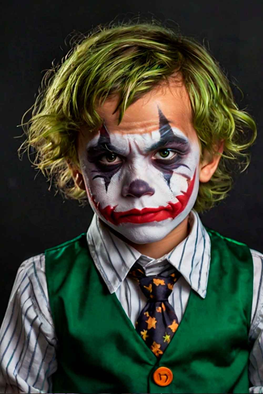 Joker Halloween Costumes For 7-Year-Old Boy #boyshalloweencostumeideas #halloweencostumeideasforboys #boyshalloweencostumes