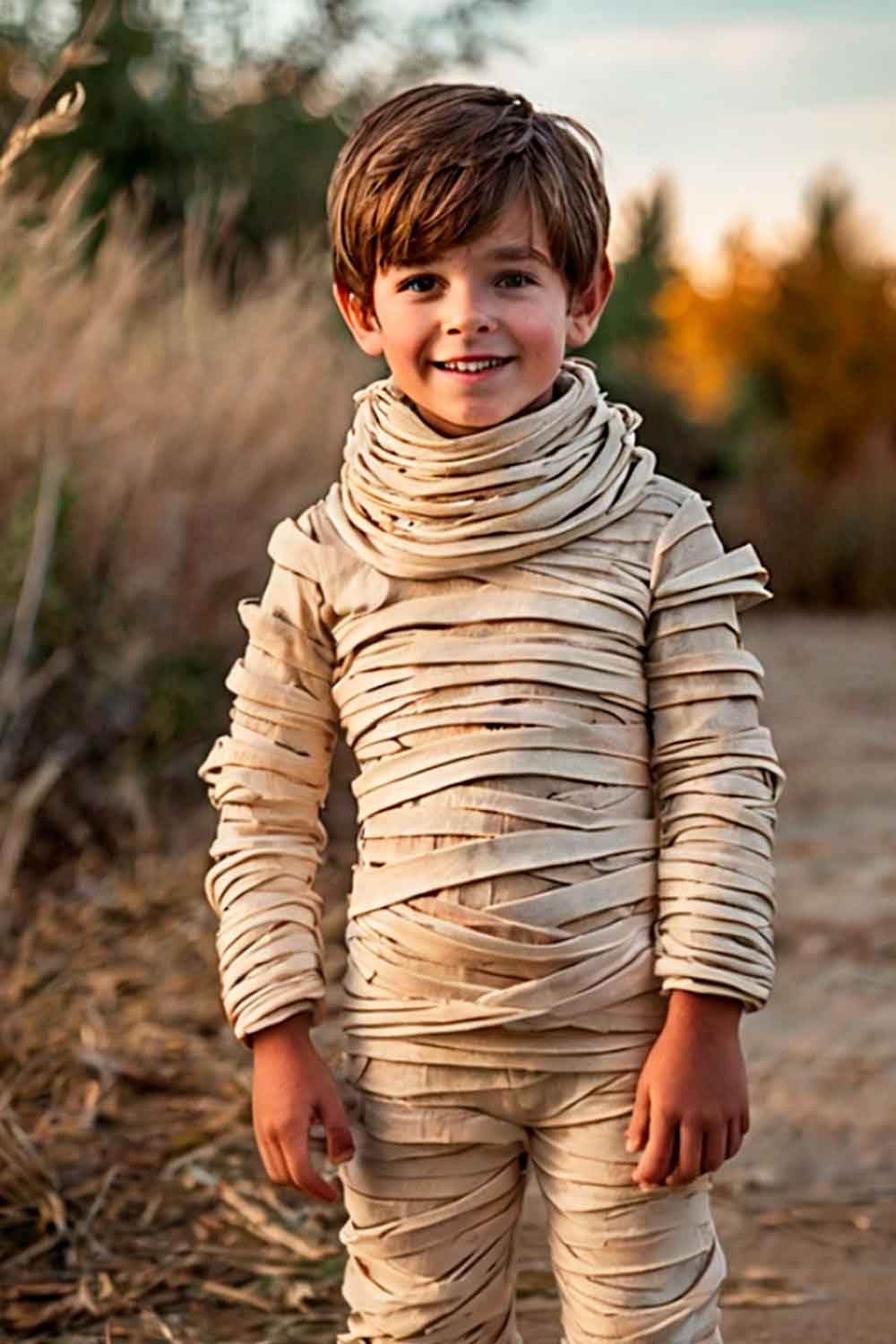 Mummy Cool Halloween Costumes For Boy #boyshalloweencostumeideas #halloweencostumeideasforboys #boyshalloweencostumes