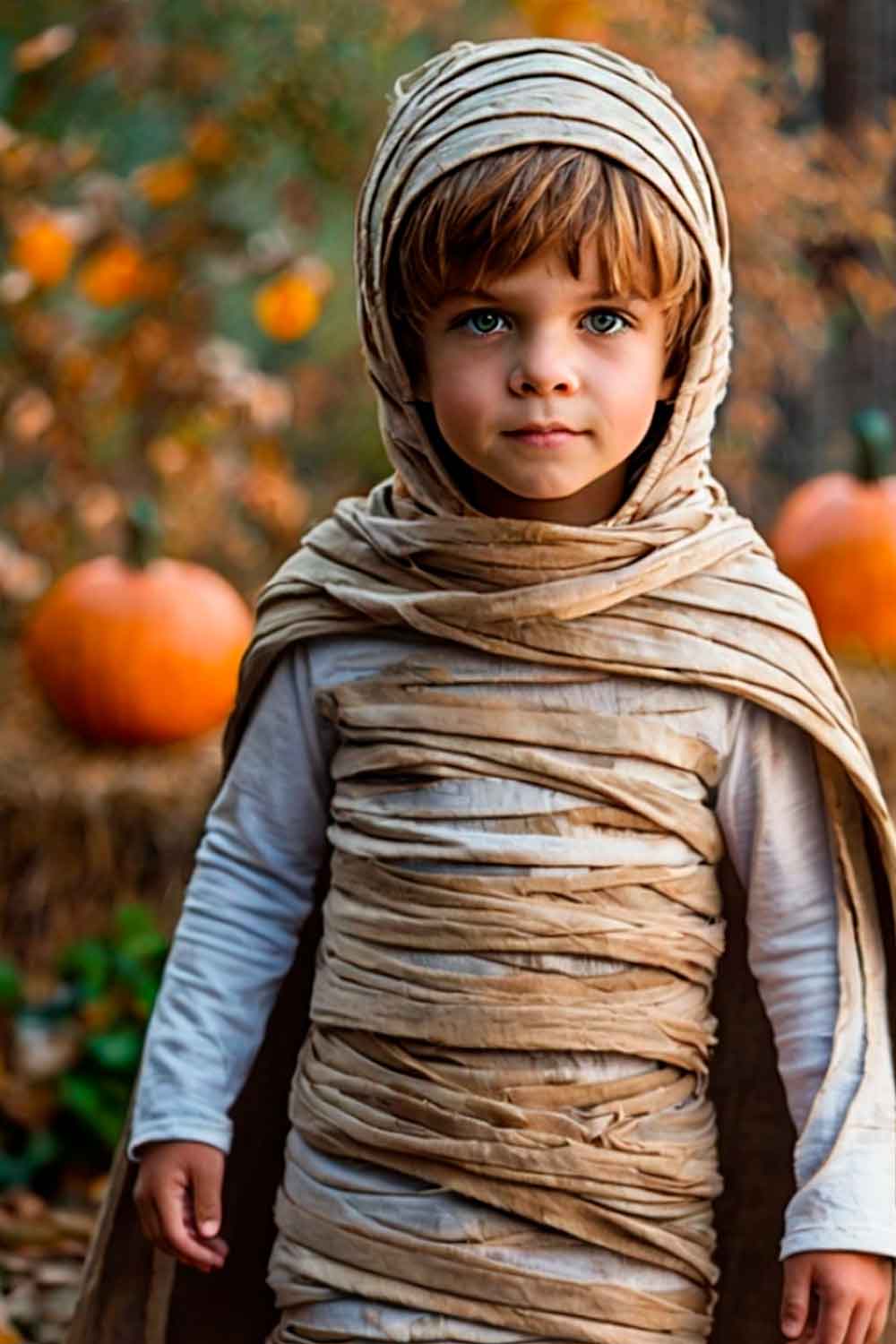 Mummy Cool Halloween Costumes For Boy #boyshalloweencostumeideas #halloweencostumeideasforboys #boyshalloweencostumes