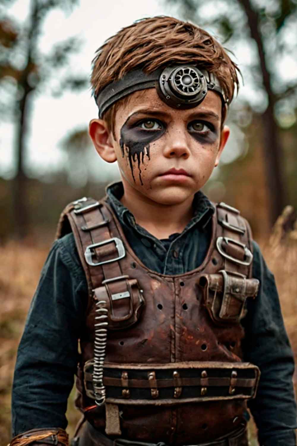 Post-Apocalyptic Warrior #boyshalloweencostumeideas #halloweencostumeideasforboys #boyshalloweencostumes