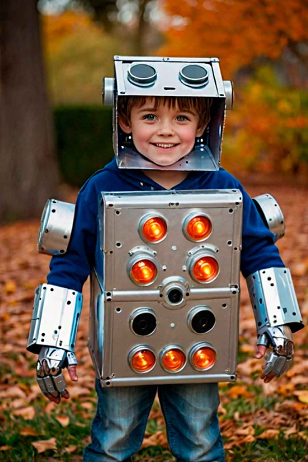 Robot Boys Halloween Costumes #boyshalloweencostumeideas #halloweencostumeideasforboys #boyshalloweencostumes