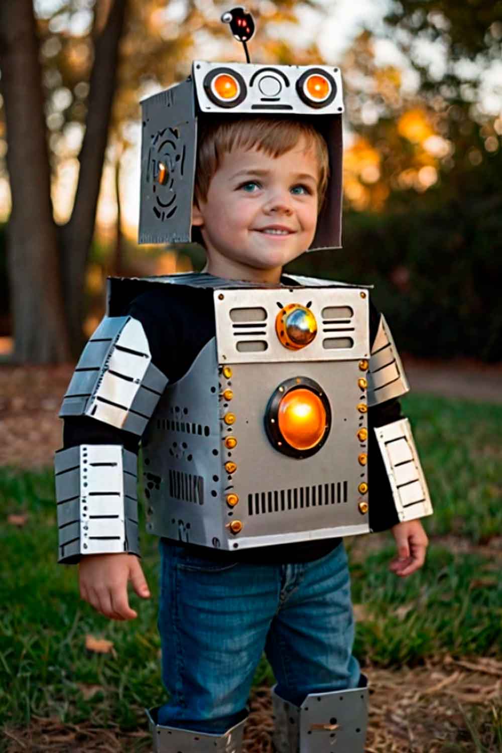 Robot Boys Halloween Costumes #boyshalloweencostumeideas #halloweencostumeideasforboys #boyshalloweencostumes