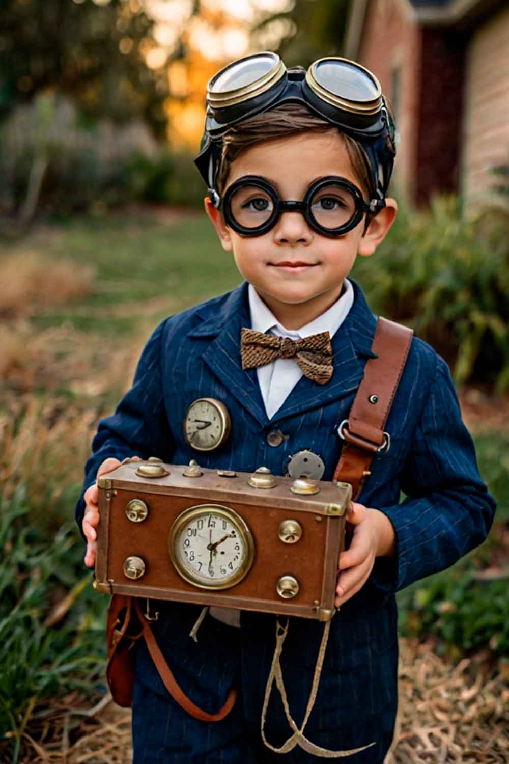 Time Traveler #boyshalloweencostumeideas #halloweencostumeideasforboys #boyshalloweencostumes