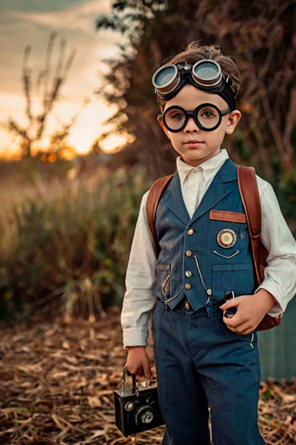 Time Traveler #boyshalloweencostumeideas #halloweencostumeideasforboys #boyshalloweencostumes