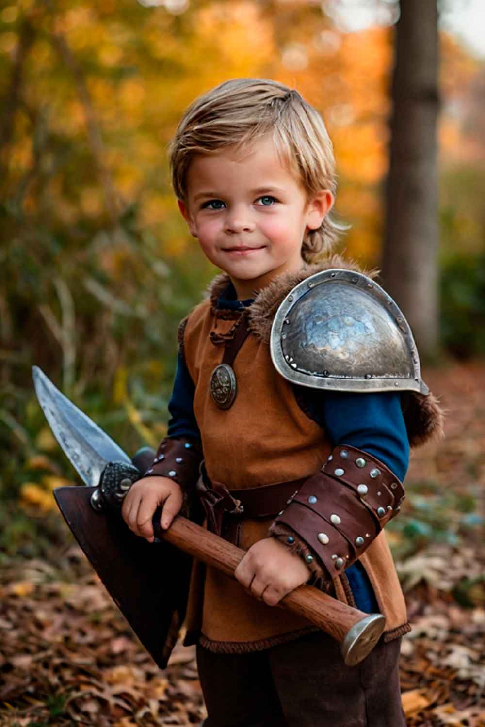 Viking Halloween Costume For Boy #boyshalloweencostumeideas #halloweencostumeideasforboys #boyshalloweencostumes