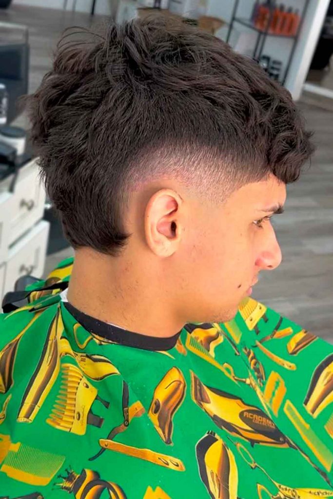 Burst Fade Mullet #fade #fadehaircut #fades #mensfade