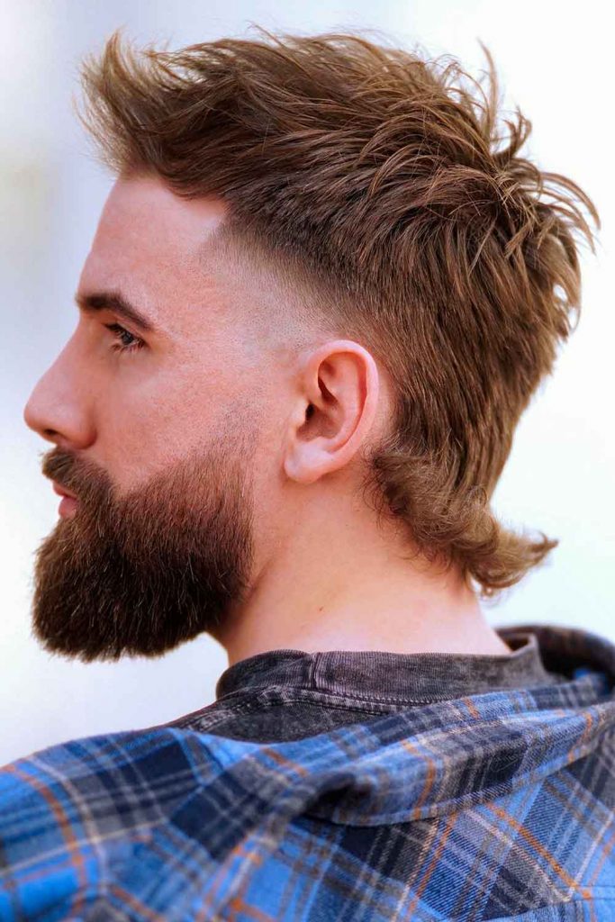 Mullet Fade #fade #fadehaircut #fades #mensfade