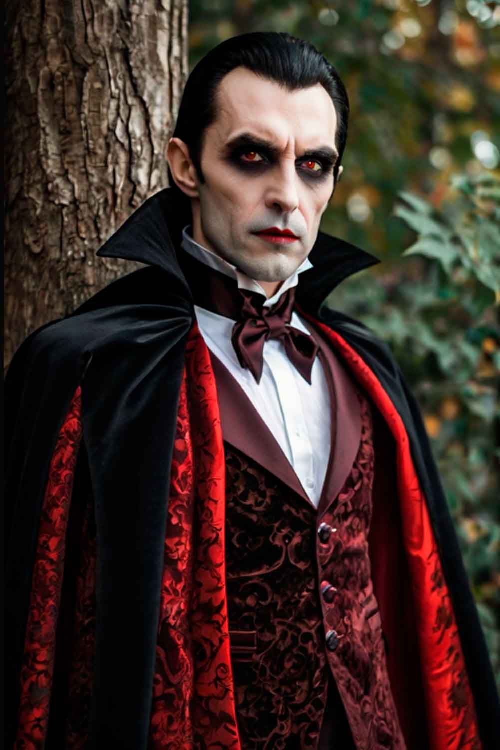 Dracula Halloween Costume Ideas #halloweencostumemen #menshalloweencostumes #halloweencostumeideas