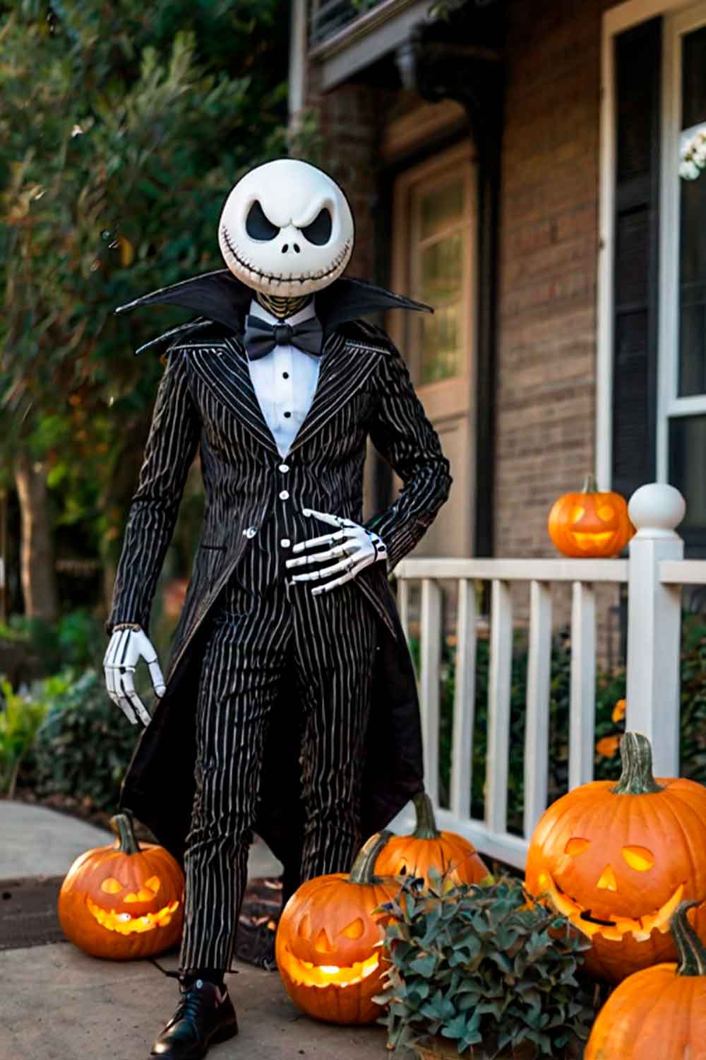 Jack Skellington Halloween Costume Ideas #halloweencostumemen #menshalloweencostumes #halloweencostumeideas