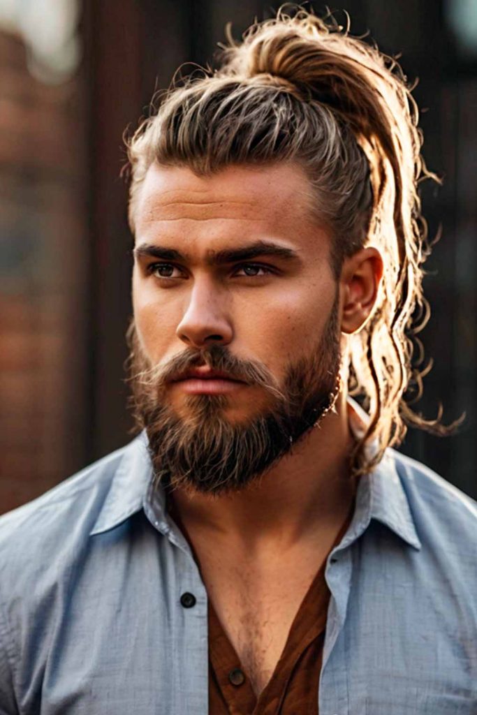 Viking Ponytail #vikinghairstyles #vikinghaircut