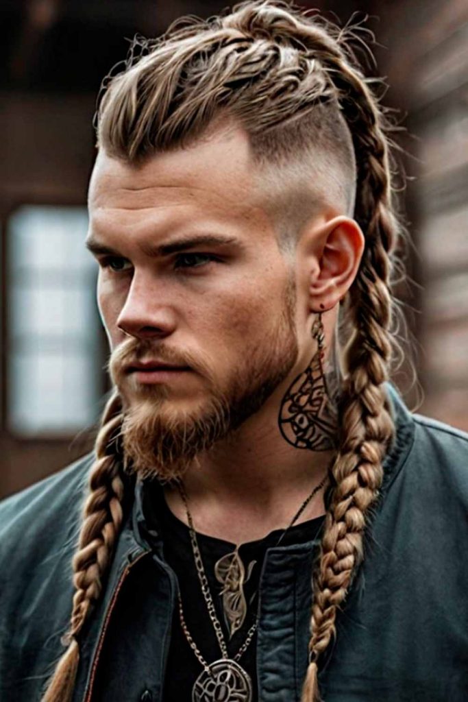 Twisted Top #vikinghairstyles #vikinghaircut