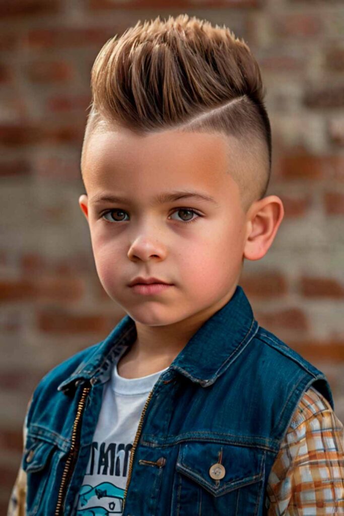 Mohawk Babys Hair #toddlerhaircuts #toddlerhairstyles #littleboyhaircuts #boyshaircuts