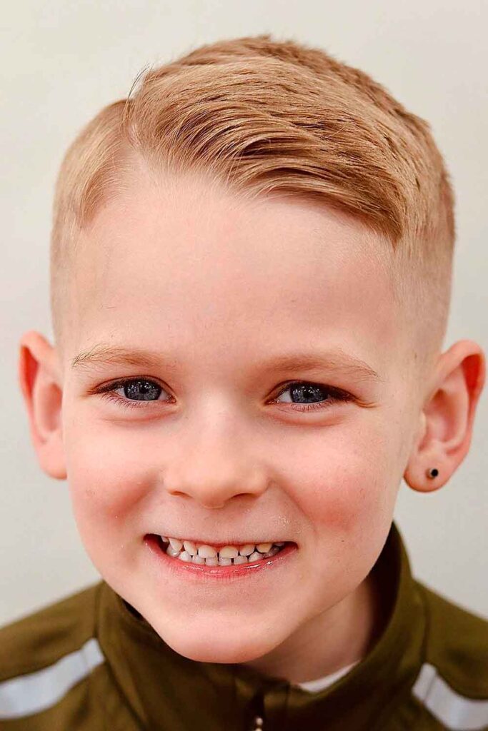 Side Part Quiff #toddlerhaircuts #toddlerhairstyles #littleboyhaircuts #boyshaircuts