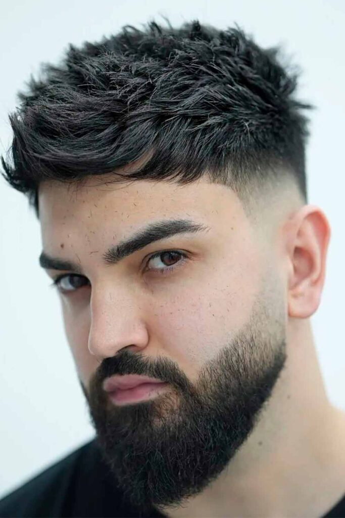 Side Spikes & Fade #shorthaircutsformen #shorthairmen #mensshorthaircuts