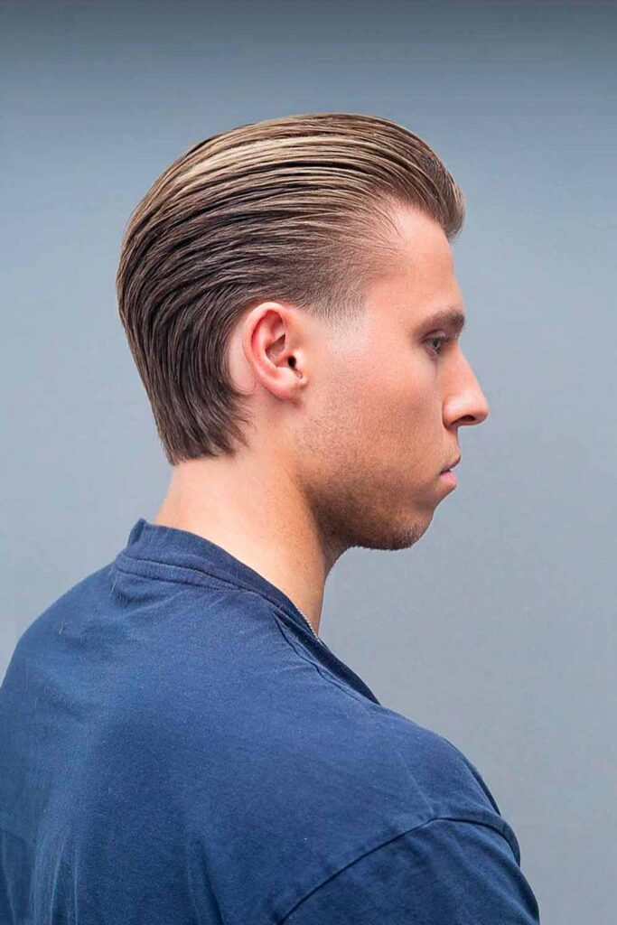 Slicked Back Hair #typesofmenshaircuts #haircutnames