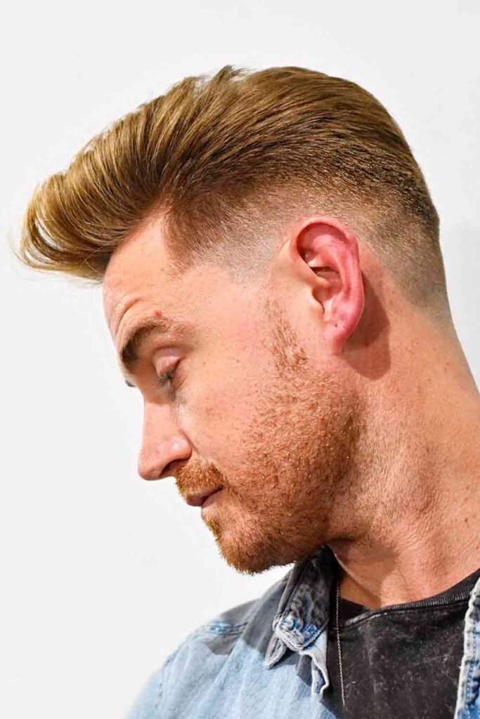 Short Pompadour Haircut #pompadour #pompadourhaircut #pompadourhairstyle