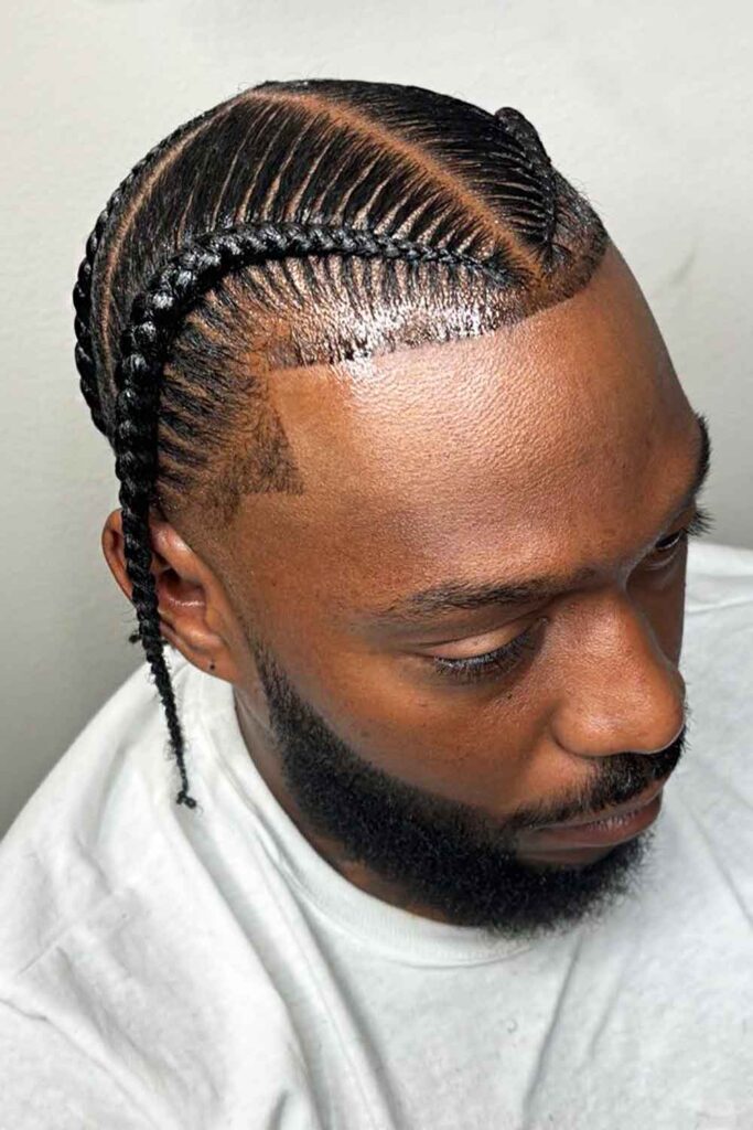 4 Pop Smoke Braids #popsmokebraidsmen #mensbraids #braidsformen