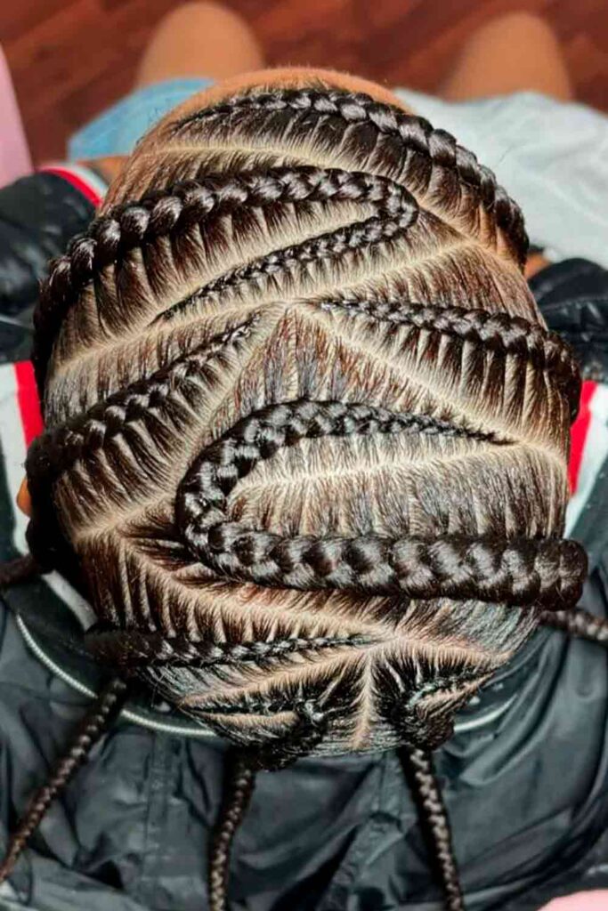 Triangle Parts #popsmokebraids #popsmokes #popsmokebraidsmen #mensbraids #braidsformen