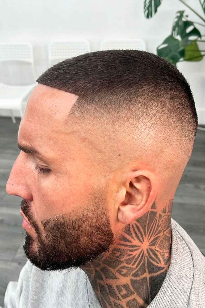 Skin Fade Buzz Cut #buzzcutfade #fadedbuzzcut 