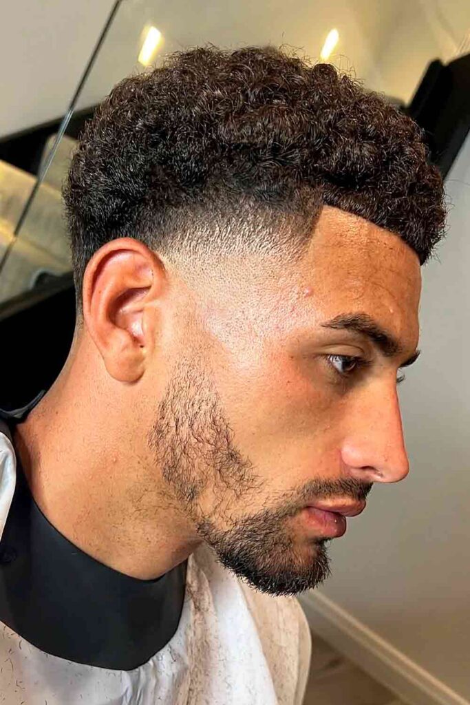 Afro Taper Fade #taperfade #hightaperfade #hightaper 