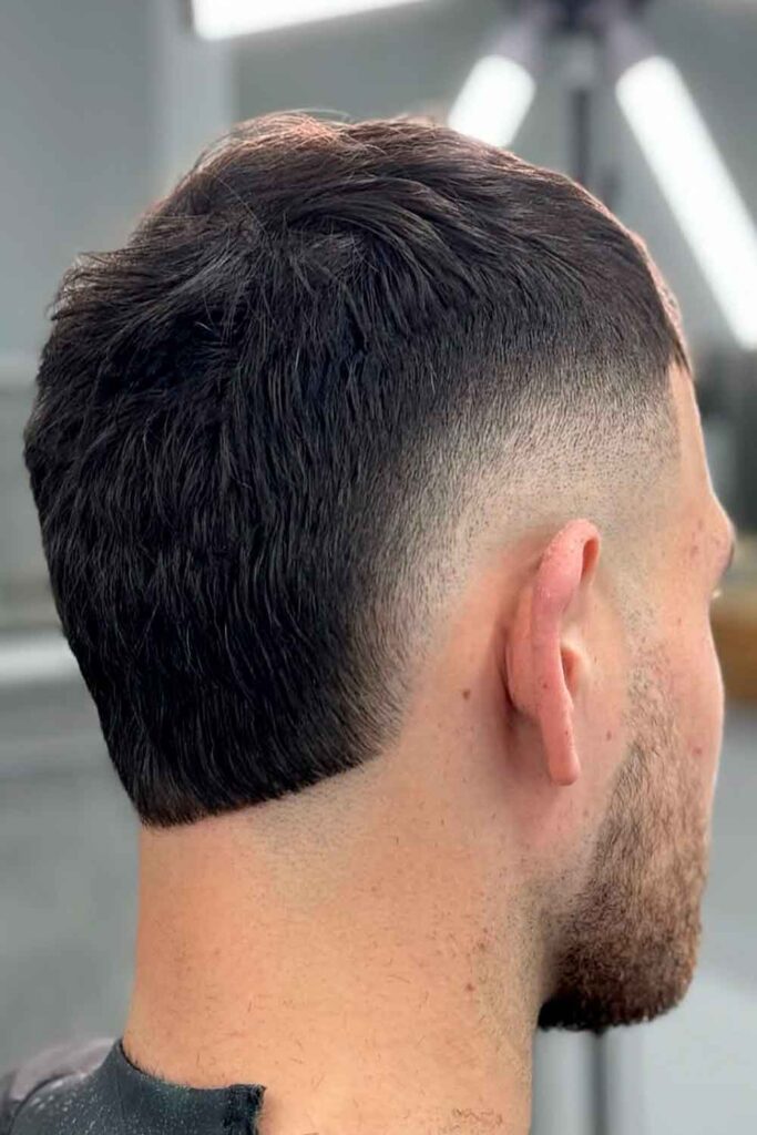 Low Burst Fade Crew Cut 